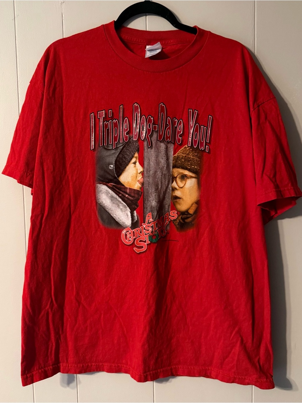 Vintage A Christmas Story “I Triple Dog Dare You!” Graphic T-Shirt